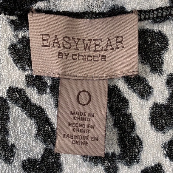 NWT CHICO’S Leopard Print Lightweight Open Cardigan - Picture 3 of 11